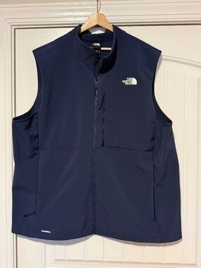 The North Face Windwall Vest Men's XXXL Navy Full Zip Softshell
